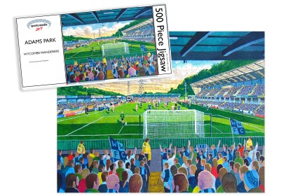 Adams Park Stadium Fine Art Jigsaw Puzzle - Wycombe Wanderers FC